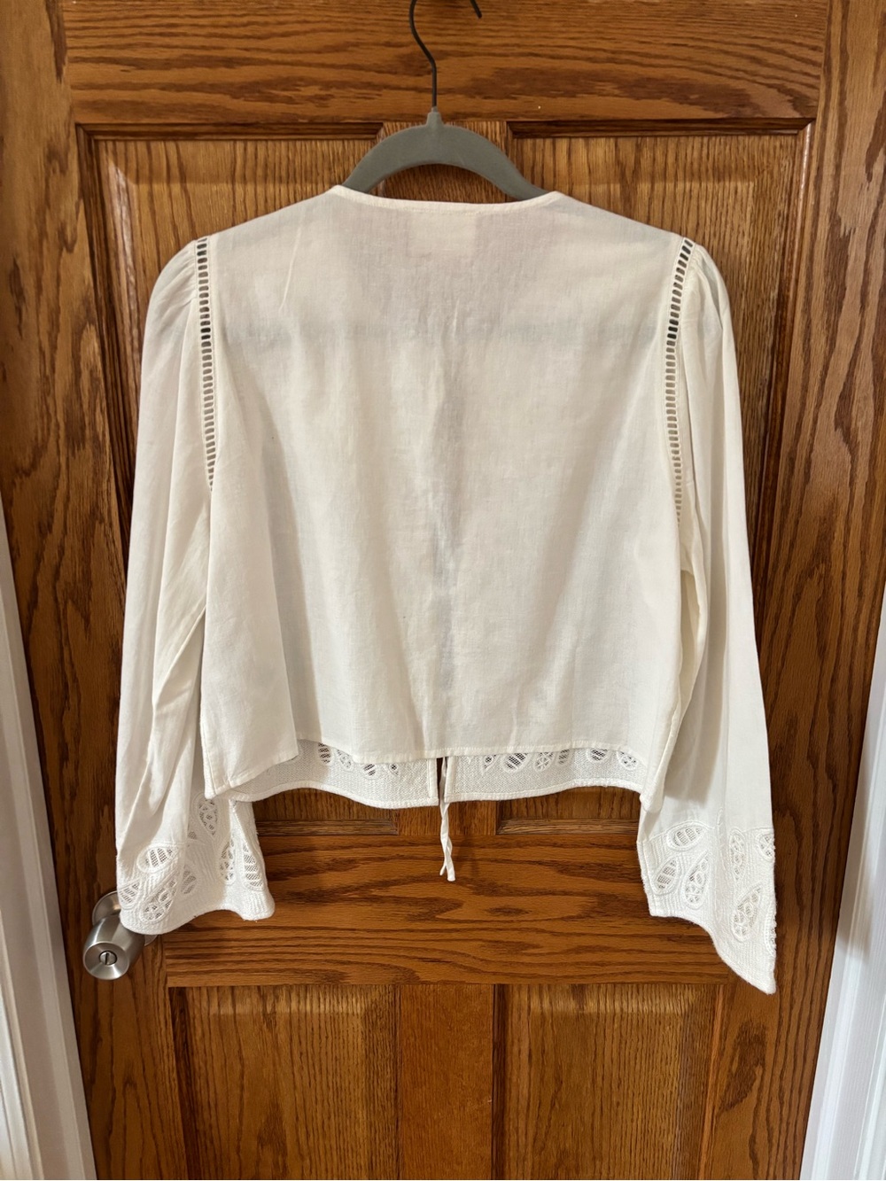 Sezane Odelia Blouse Ecru - Size 40 - Picture 2 of 3
